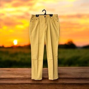 Earl Jean Yellow Straight Fit Jeans